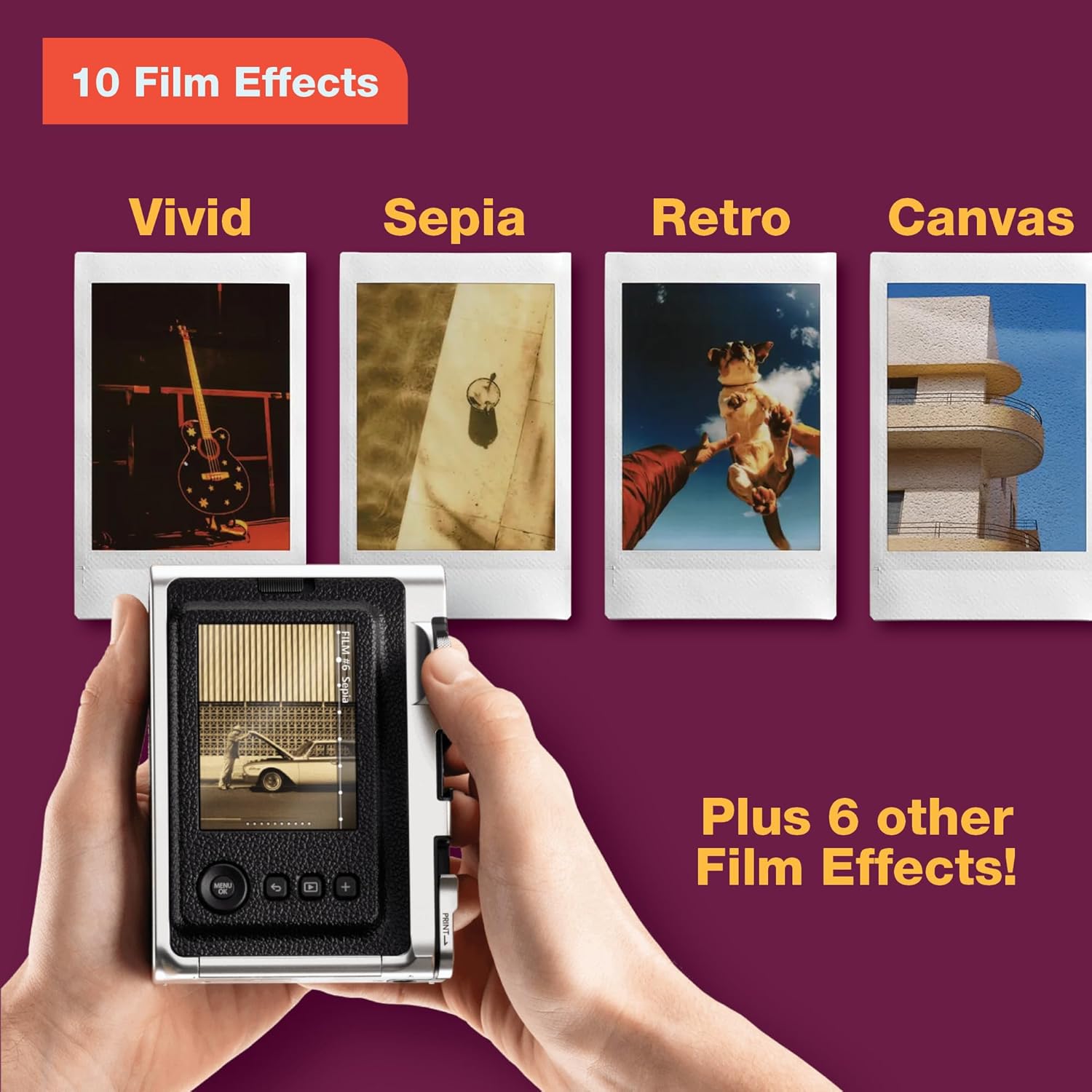 Fujifilm Instax Mini Evo – Câmera Instantânea Híbrida