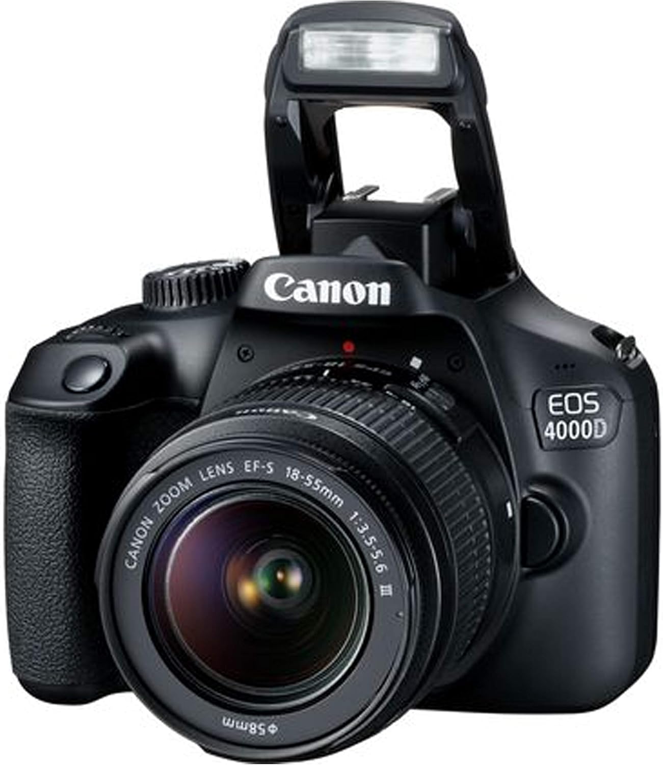Kit Canon EOS 4000D com lente 18-55mm, cartão de memória e bolsa