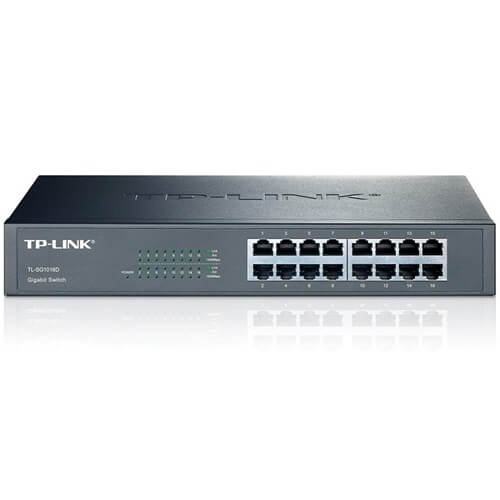 Switch Gigabit TP-Link 16 portas SG1016D