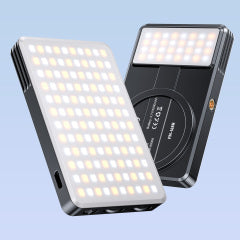 Mini Iluminador LED Bicolor Jmary FM-168R | Ultra Leve (117g) – 2500K a 9000K com Bateria de 3000mAh