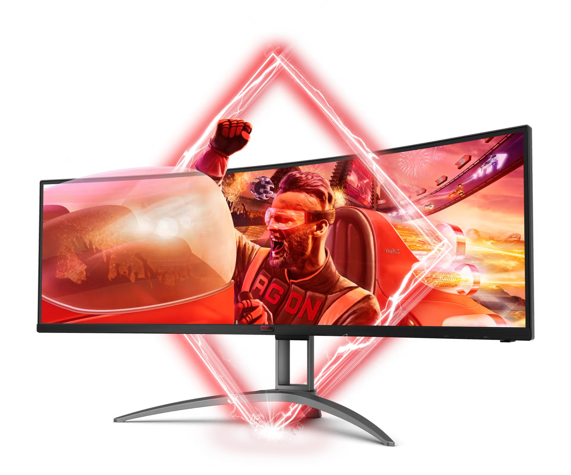 Monitor Gaming Curvo AOC AGON 49" (AG493QCX) – Super Ultra-Wide 144Hz 1ms