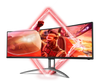 Monitor Gaming Curvo AOC AGON 49" (AG493QCX) – Super Ultra-Wide 144Hz 1ms
