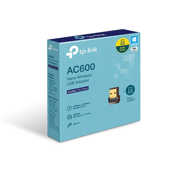 TP-Link Nano AC600 USB Wifi Adapter (Archer T2U Nano)
