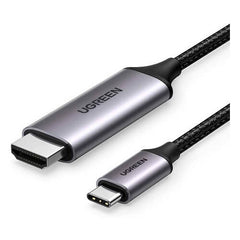 Ugreen cable HDMI cable - USB Type C 4K 60 Hz 1.5 m black-gray (MM142 50570)