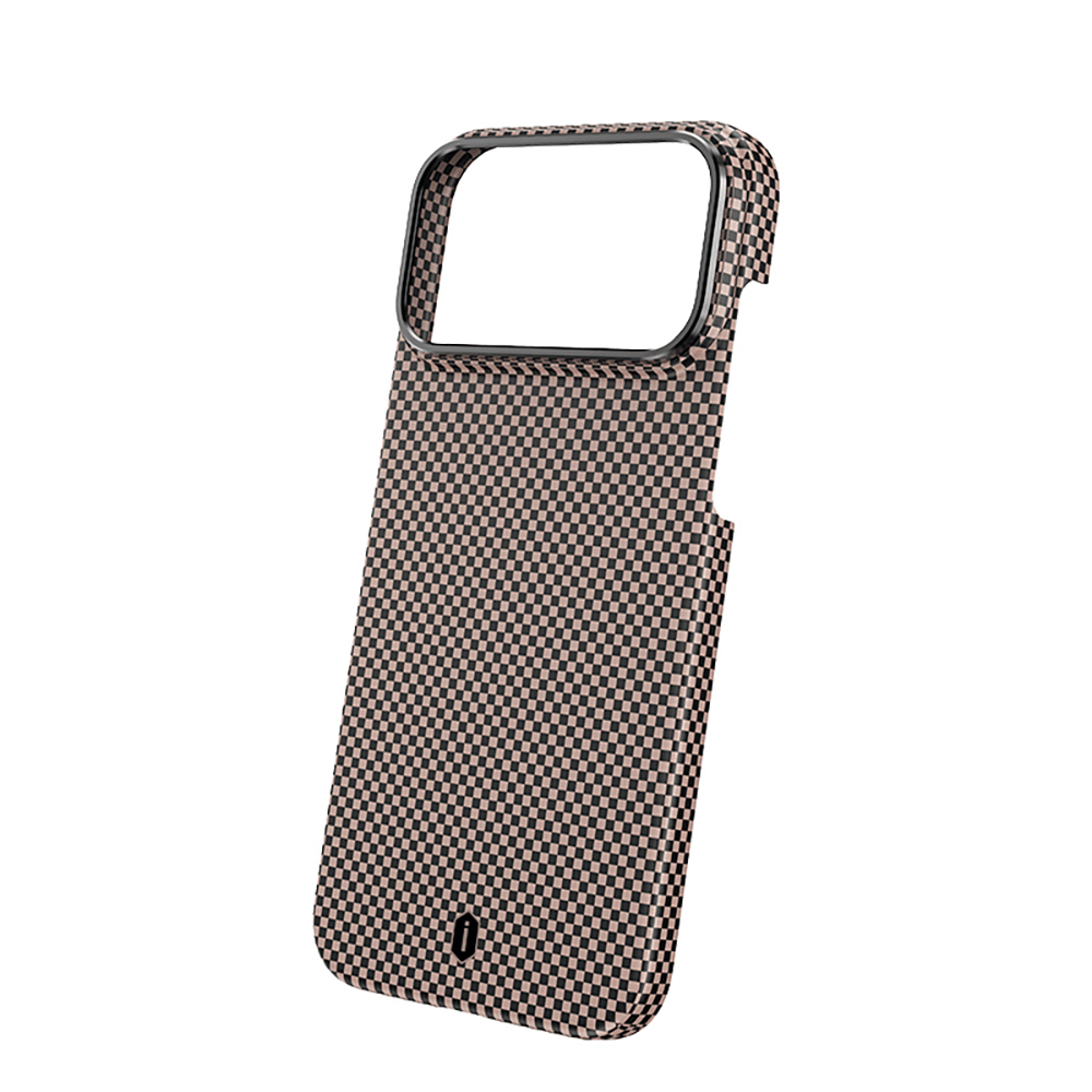 Capa Aramid Armor WiWU DCC-208 | Fibra de Aramida Autêntica com Suporte de Câmara Multiângulo – Proteção Ultra Resistente para iPhone 16 Pro Max / 17 Pro Max