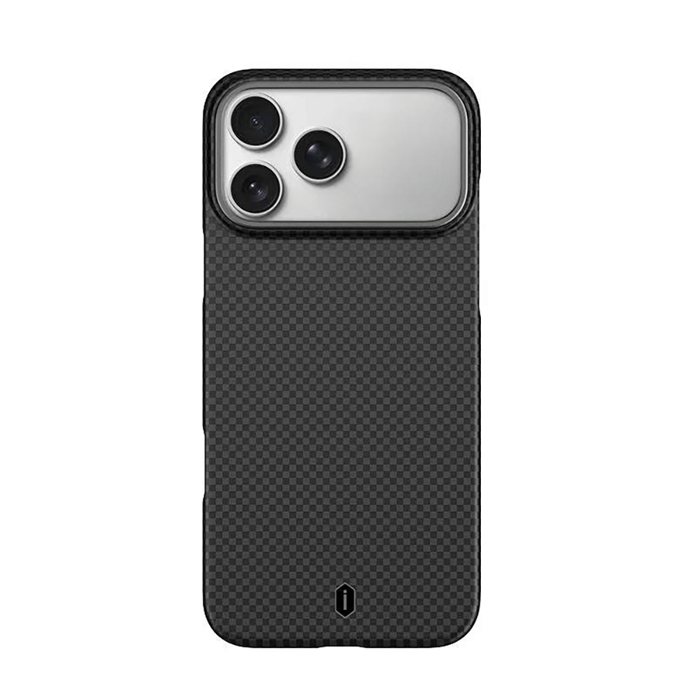 Capa Aramid Armor WiWU DCC-208 | Fibra de Aramida Autêntica com Suporte de Câmara Multiângulo – Proteção Ultra Resistente para iPhone 16 Pro Max / 17 Pro Max
