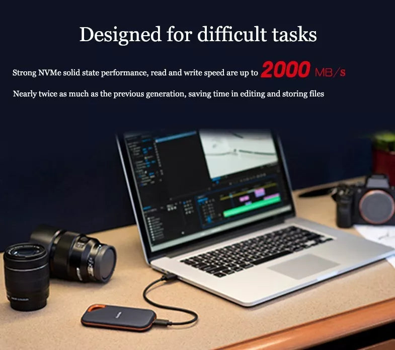 SanDisk Extreme PRO 4 TB Portátil - SSD Externo de Alta Velocidade