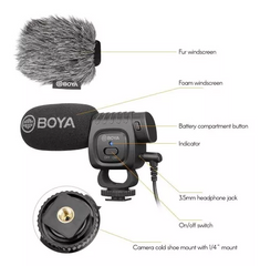 Microphone Boya BY-BM3011 Compact Shotgun