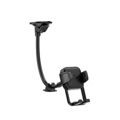 Suporte Automotivo WiWU Gentleman (WI-CH061) | Braço Longo Flexível Estilo Pescoço de Ganso com Núcleo de Aço Antivibração e Ventosa Ultra Potente