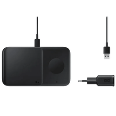 SAMSUNG Wireless Charger Duo preto