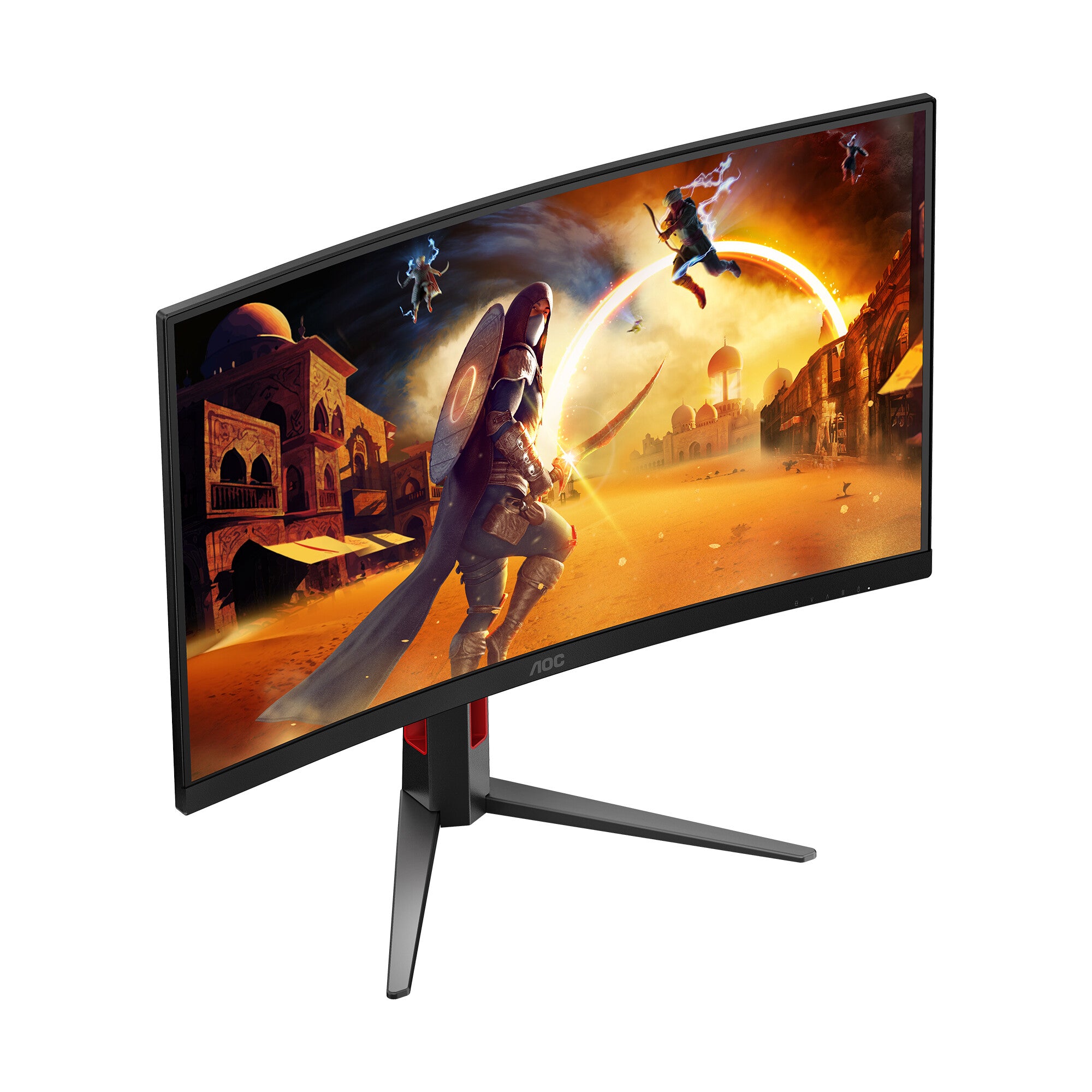 Monitor Gaming AOC C27G4Z 27" Curved Frameless Ultra-Fast FHD 1080p, 0.3ms HDMI 240Hz/DP 280Hz