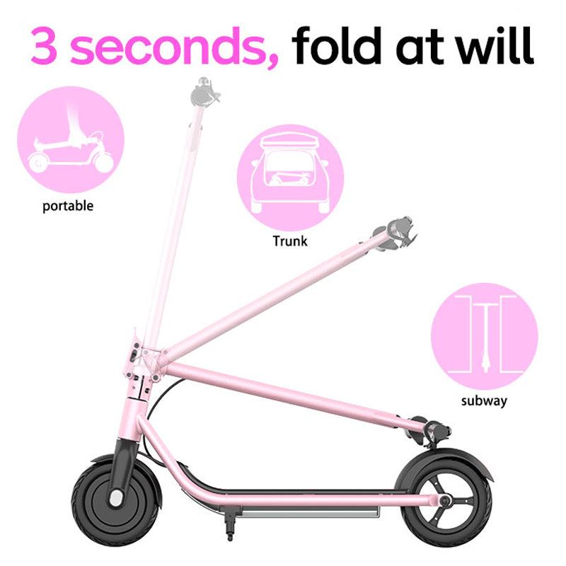 Trotinete Elétrica Dobrável KIXIN C1 Motor 200W Autonomia até 25km Velocidade Máxima 22km/h Rodas 8" IP54