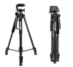 Tripé Fotográfico em Alumínio Zomei T1200 (Suporta até 4 kg / Altura Máx. 150 cm)