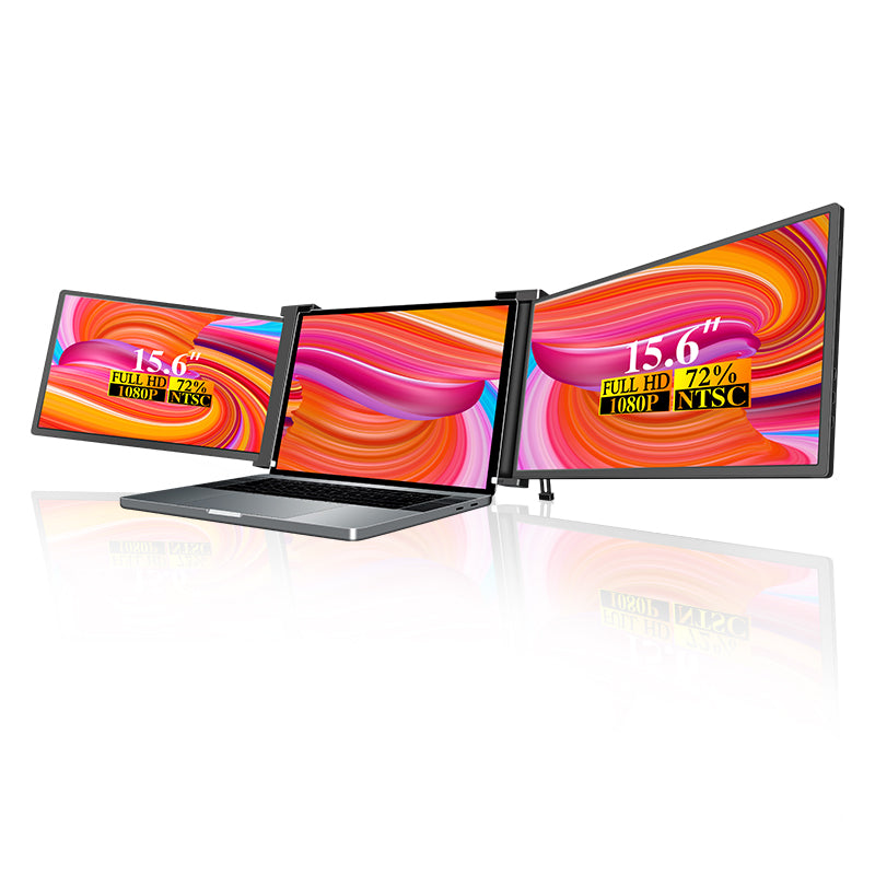🖥️ S9 Monitor Portátil Duplo – 15,6" DOUBLE SCREEN