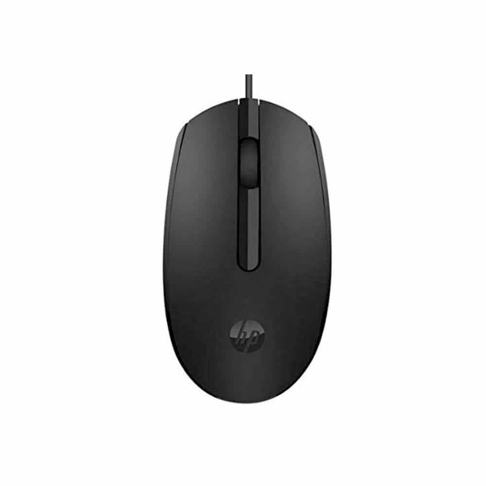 Rato Ótico com Fio HP M10 USB | Resolução de 1000 DPI para Escritório, Conexão Plug and Play, Design Ergonómico Ambidestro e Cabo de 1.5 metros