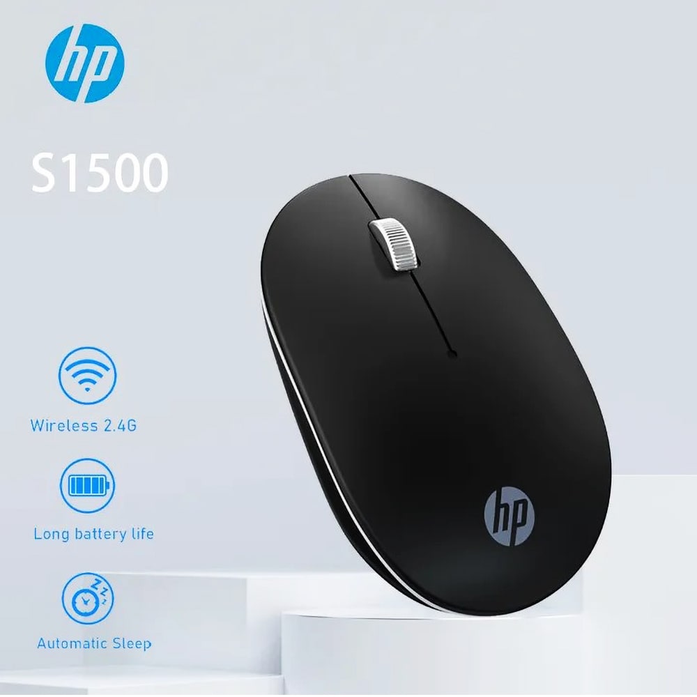 Mouse sem fios HP S1500
