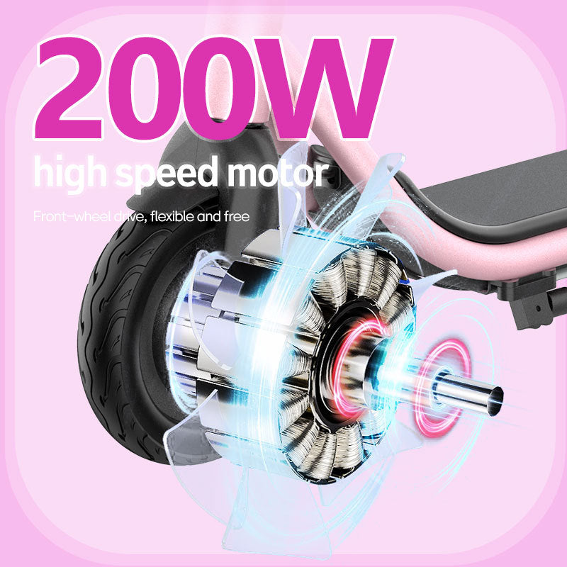 Trotinete Elétrica Dobrável KIXIN C1 Motor 200W Autonomia até 25km Velocidade Máxima 22km/h Rodas 8" IP54