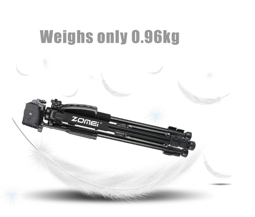 Tripé Fotográfico em Alumínio Zomei T1200 (Suporta até 4 kg / Altura Máx. 150 cm)