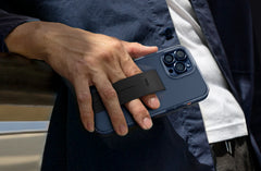Capa Transparente UNIQ Heldro Mag Premium com Banda FlexGrip™ para iPhone Série 15