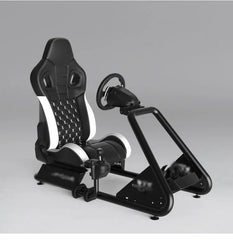 Cockpit de Simulação Automóvel Premium – Suporte Desmontável com Assento Desportivo