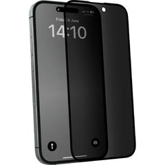 Vidro Frontal de Reposição REWA Glass Privacy para iPhone 16 Pro Max | Vidro Temperado de Alta Resistência 9H com Filtro de Privacidade Anti-Espreitadela Integrado