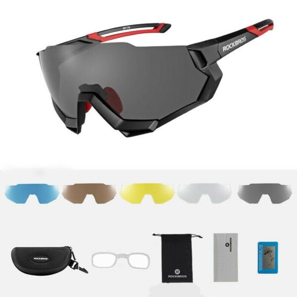 ROCKBROS 10131 Multi Lens Polarized Cycling Sunglasses