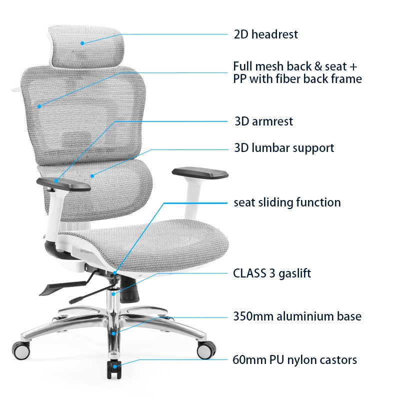 HIGH BACK MESH OFFICE CHAIR E688-1 PLUS