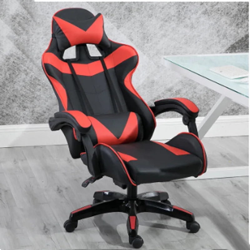 J-8122A Gaming Chair Black & Red