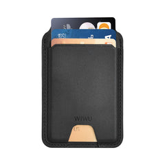 Carteira Magnética WiWU FM MagSafe (MW-005) | Homologada com Apple Find My (Rastreamento em Tempo Real), Suporte Multi-Ângulo, Bloqueio RFID e Ímãs N52