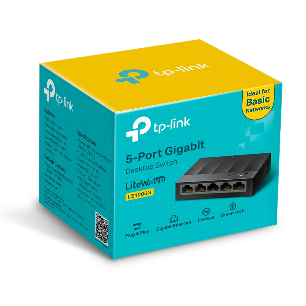 TP-Link LS1005 5-Port 10/100 Mbps Desktop Switch