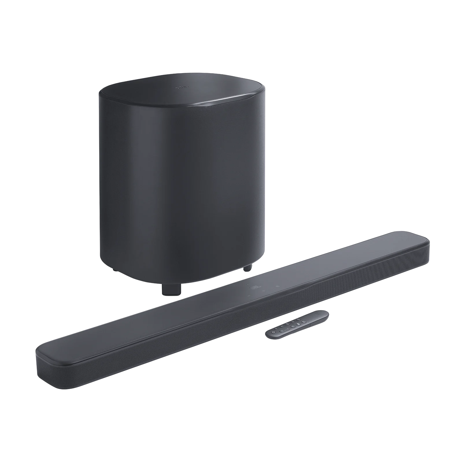 Soundbar JBL Bar 500 MK2 5.1 Canais 750W Peak Dolby Atmos MultiBeam 3.0 Subwoofer Sem Fios 10" HDMI eARC Wi-Fi Preto