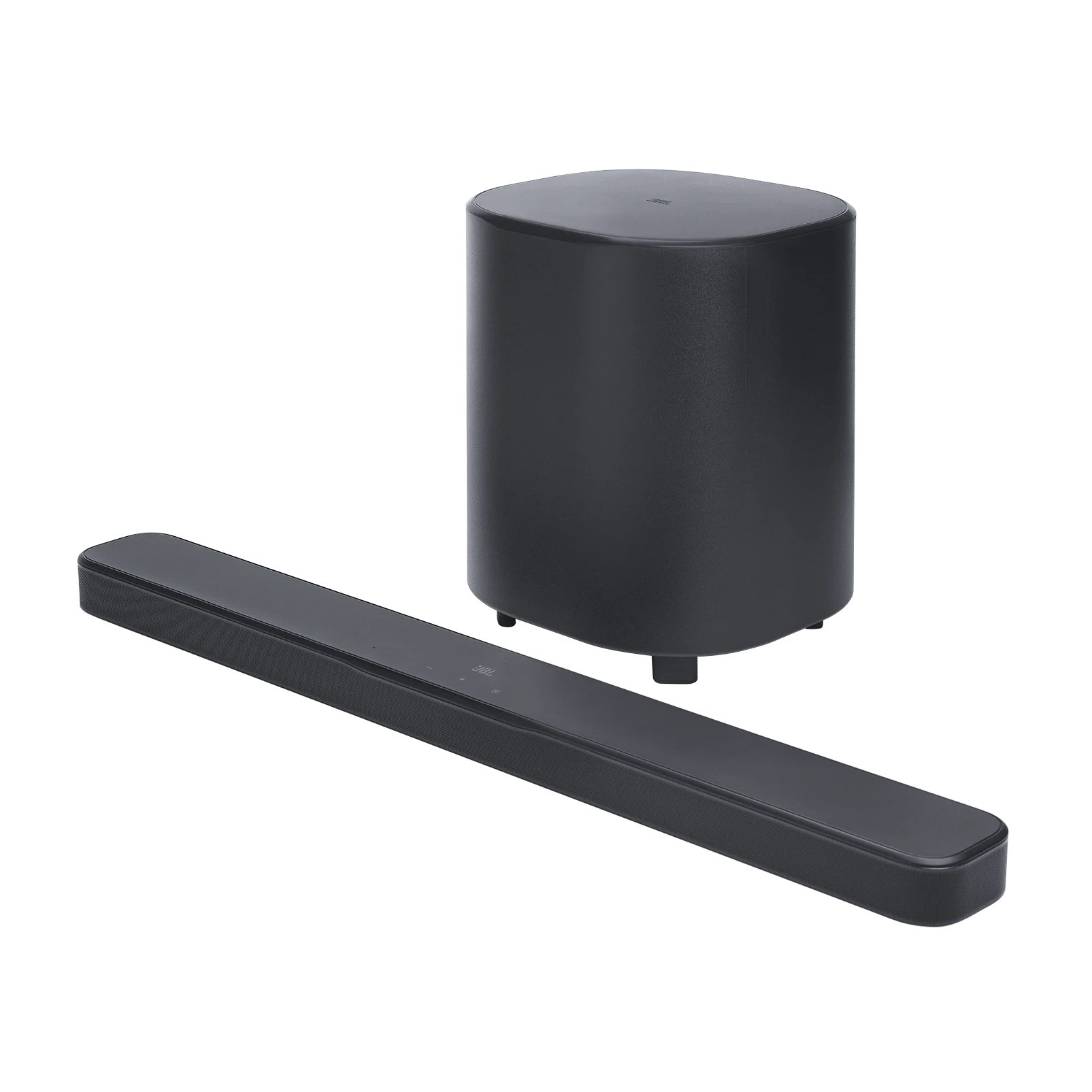 Soundbar JBL Bar 500 MK2 5.1 Canais 750W Peak Dolby Atmos MultiBeam 3.0 Subwoofer Sem Fios 10" HDMI eARC Wi-Fi Preto