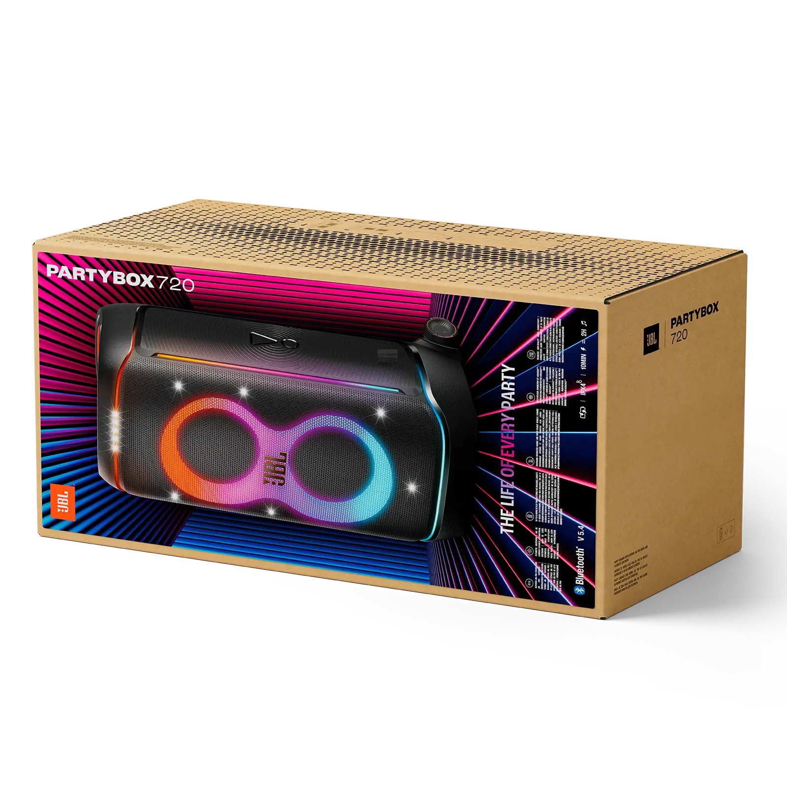 JBL PartyBox 720 – Potência e Festa Sem Limites