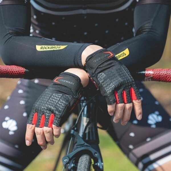 Luvas de Ciclismo ROCKBROS S169BR Half Finger