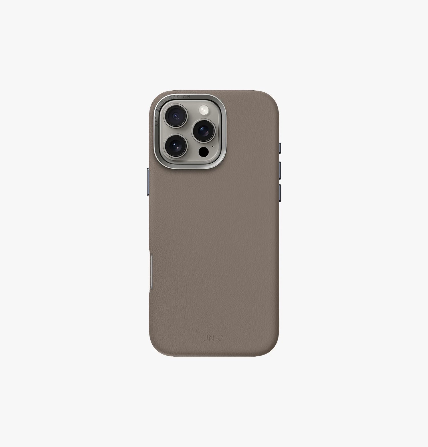 Capa de Couro Vegano UNIQ Lyden Duo Premium com MagClick™ para iPhone Série 16