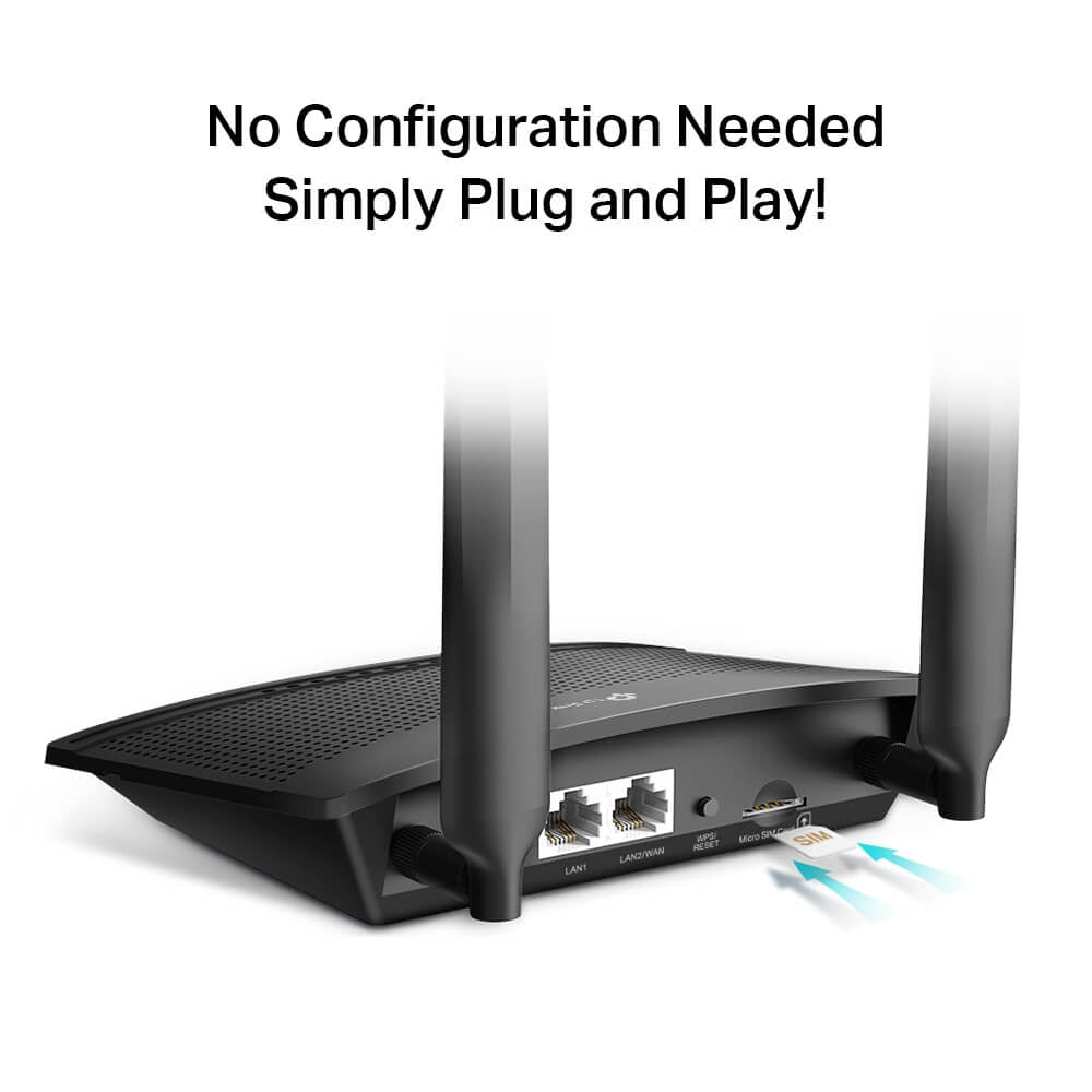 TP-Link TL-MR100 – Roteador 4G LTE SIM Card