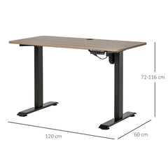 Secretária de Altura Ajustável Elétrica LT-304A Ergonómica com Painel Digital e Estrutura de Aço