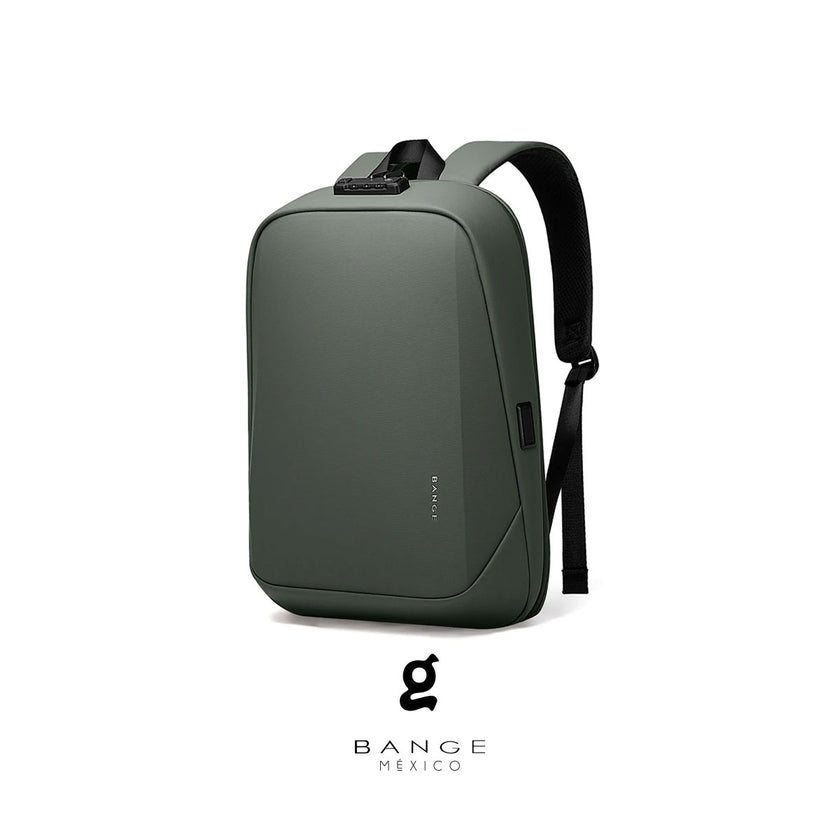 Mochila Bange BG-7251 Executiva Antifurto com Porta USB, Compartimento para Notebook 15,6" – Preta