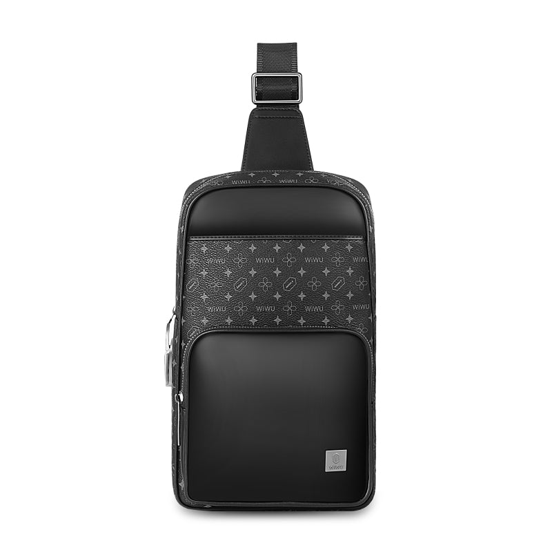 WIWU Master Fingerprint Lock Crossbody Chest Bag