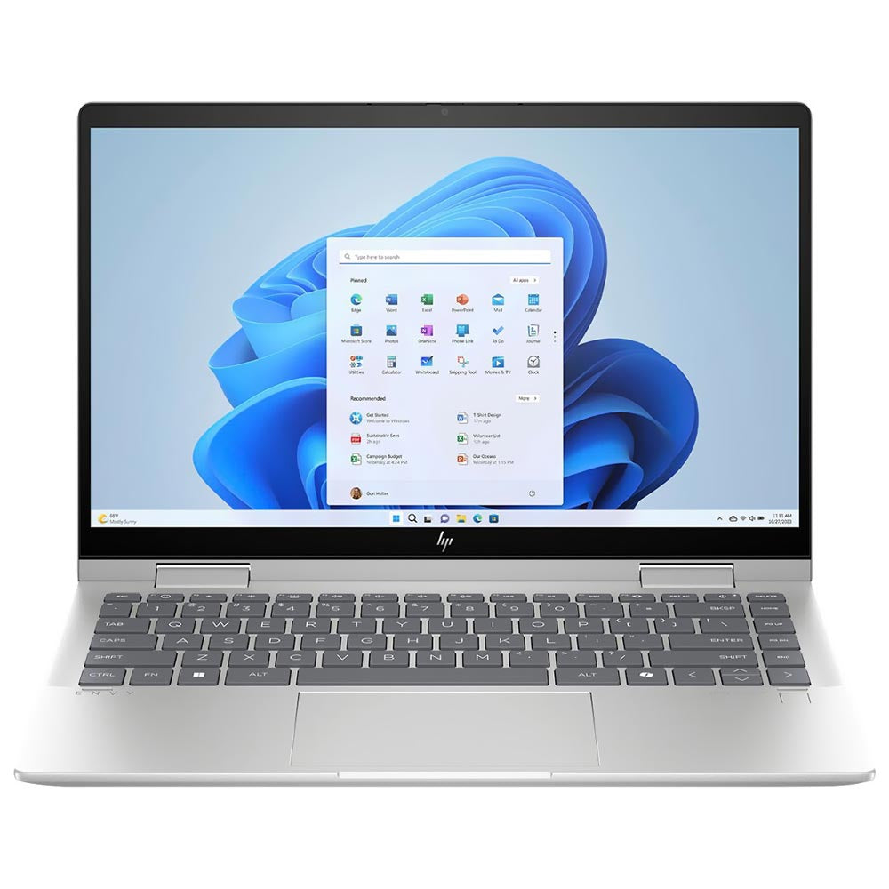HP Envy x360 14-es1023dx 2-in-1 Laptop, 14" FHD Touchscreen - Intel Core 7 150U - 16GB RAM - 512GB SDD - Shared - Win 11 (Natural silver)