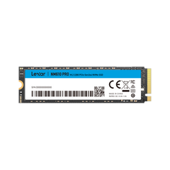 SSD M.2 NVMe Lexar NM610 PRO 1TB PCIe Gen3x4 Leitura até 3300MB/s e Gravação até 2600MB/s
