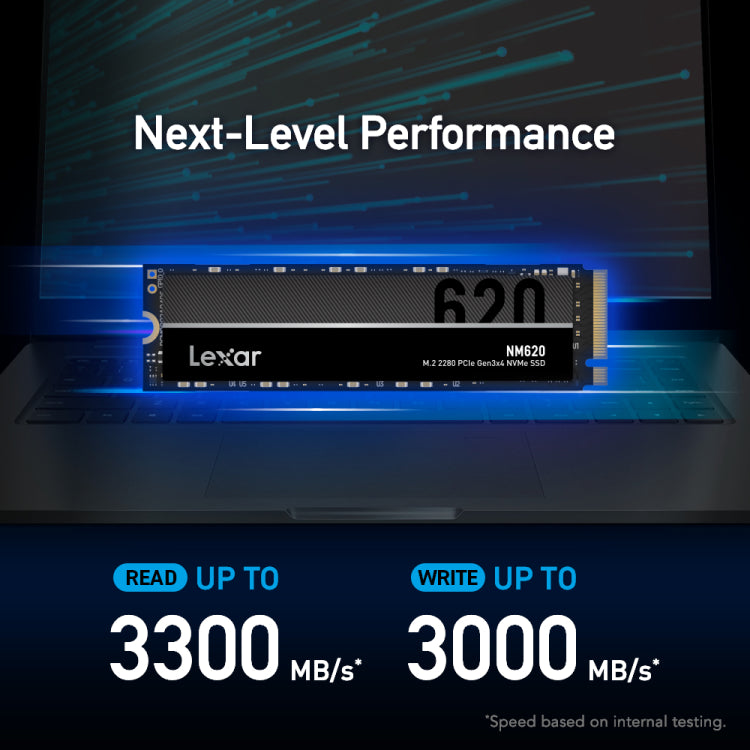Lexar NM620 512 GB M.2 2280 PCIe Internal SSD