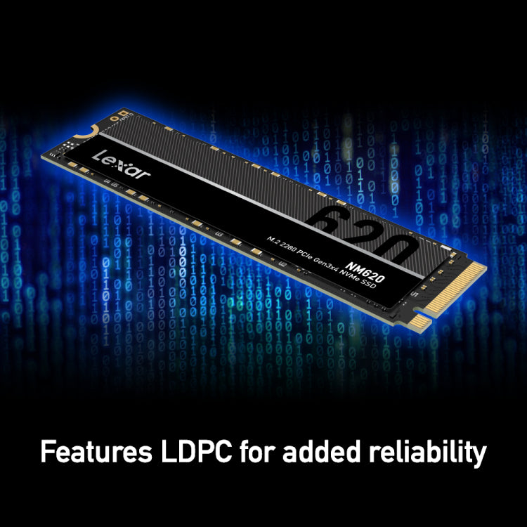 Lexar NM620 512 GB M.2 2280 PCIe Internal SSD