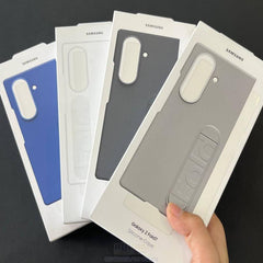 Capa Oficial Samsung Standing Case com Fita para Galaxy Z Fold8 Ultra Silicone Macio com Suporte Integrado e Alça Ergonômica