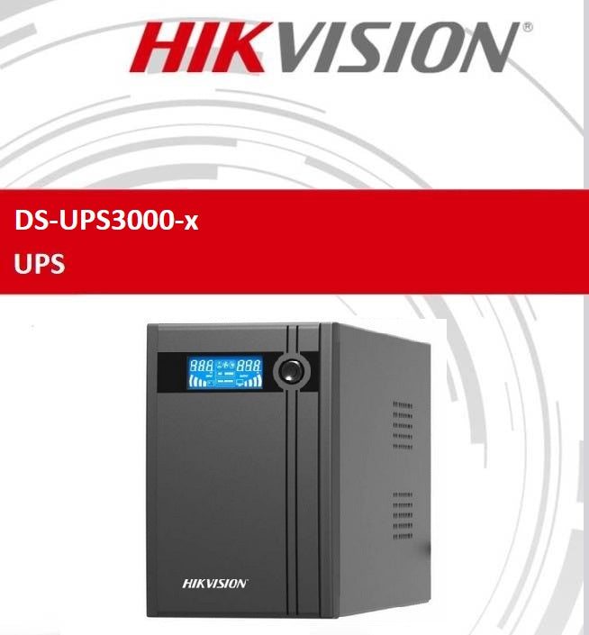 HIKVISION UPS DS-UPS3000 | UPS LINE-INTERACTIVE Segmento: Proteção de Energia de Alta Performance | Capacidade: 3000 VA / 1800 W