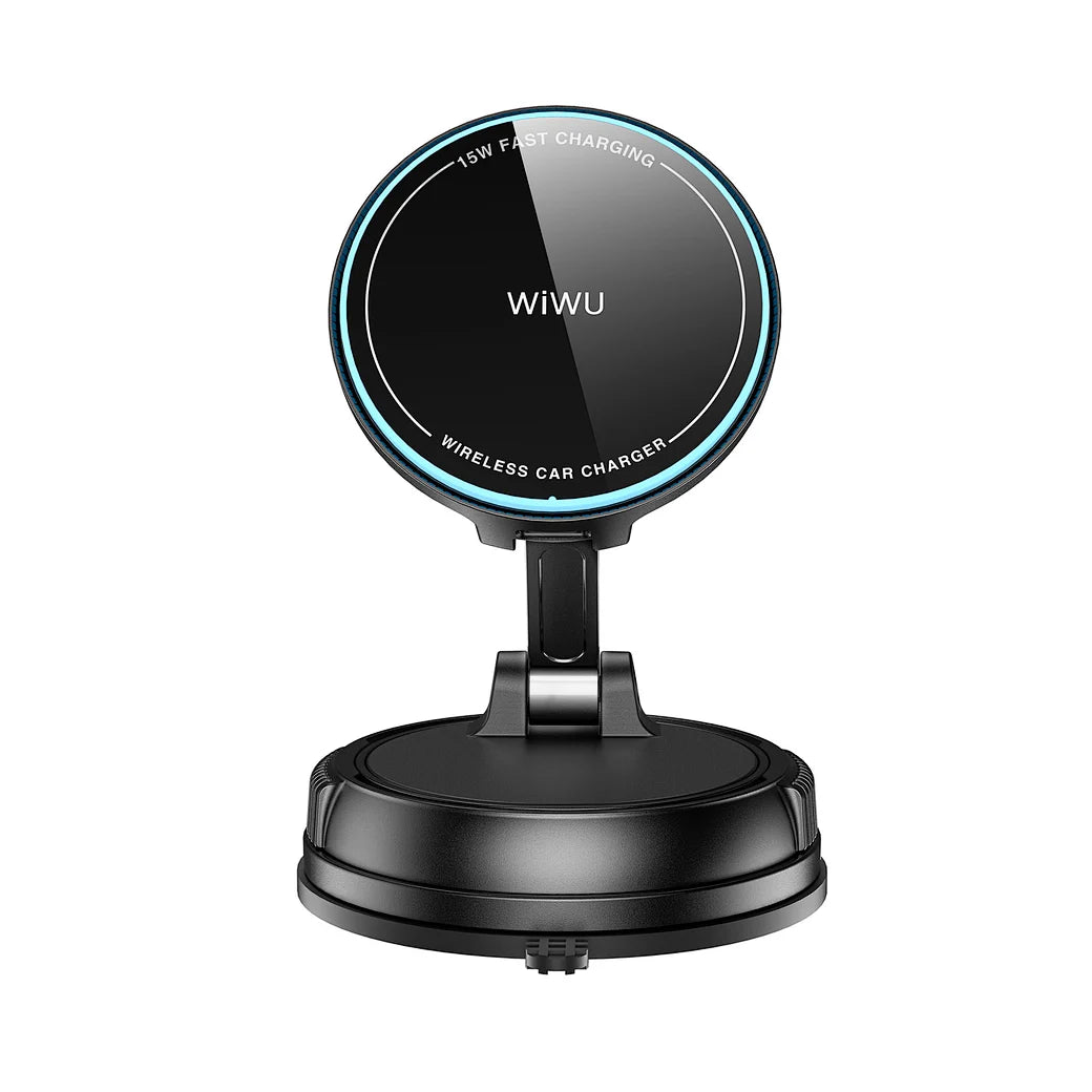 Suporte Automotivo WiWU Warriors CH-326 | Abertura Automática Inteligente e Carregamento Wireless 15W – Estabilidade Total e Praticidade com um Toque