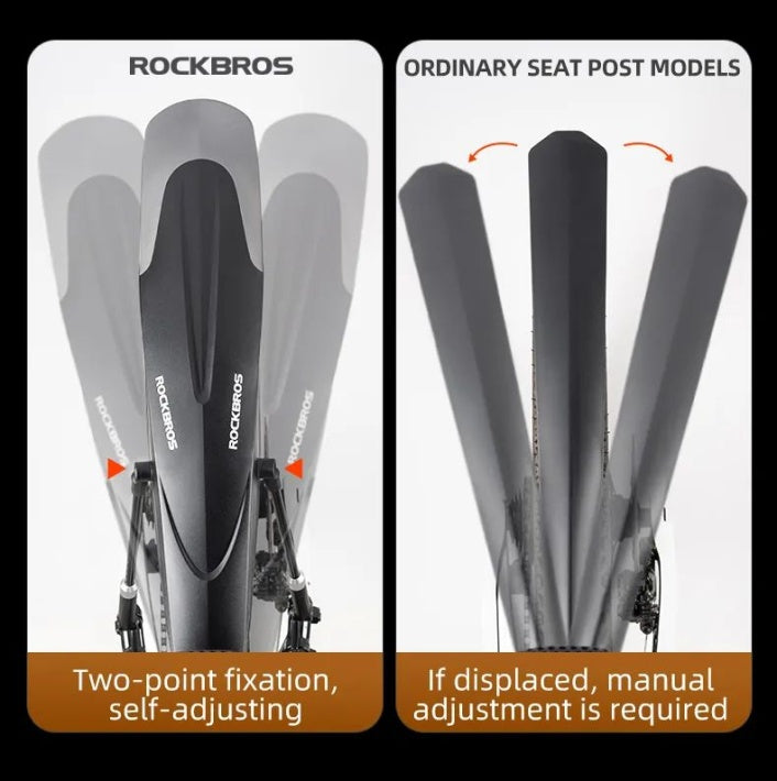 Paralama Traseiro ROCKBROS FK-899R – Proteção e Desempenho em Seu Pedal