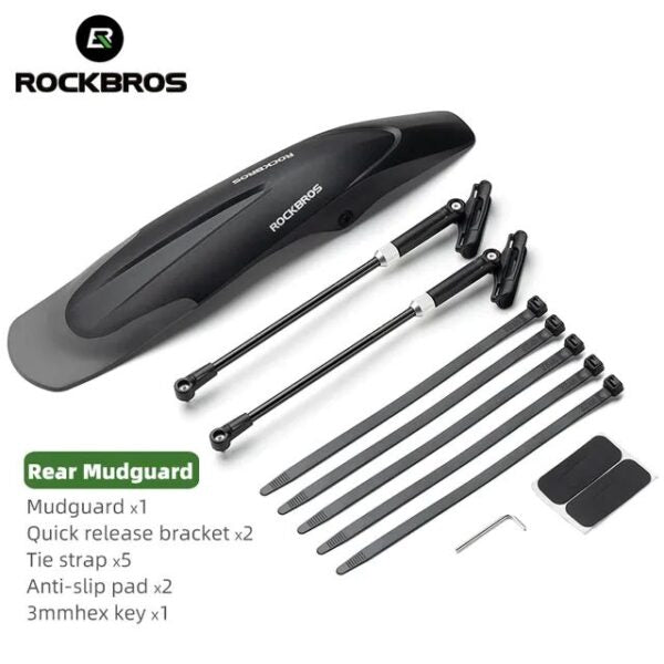 Paralama Traseiro ROCKBROS FK-899R – Proteção e Desempenho em Seu Pedal