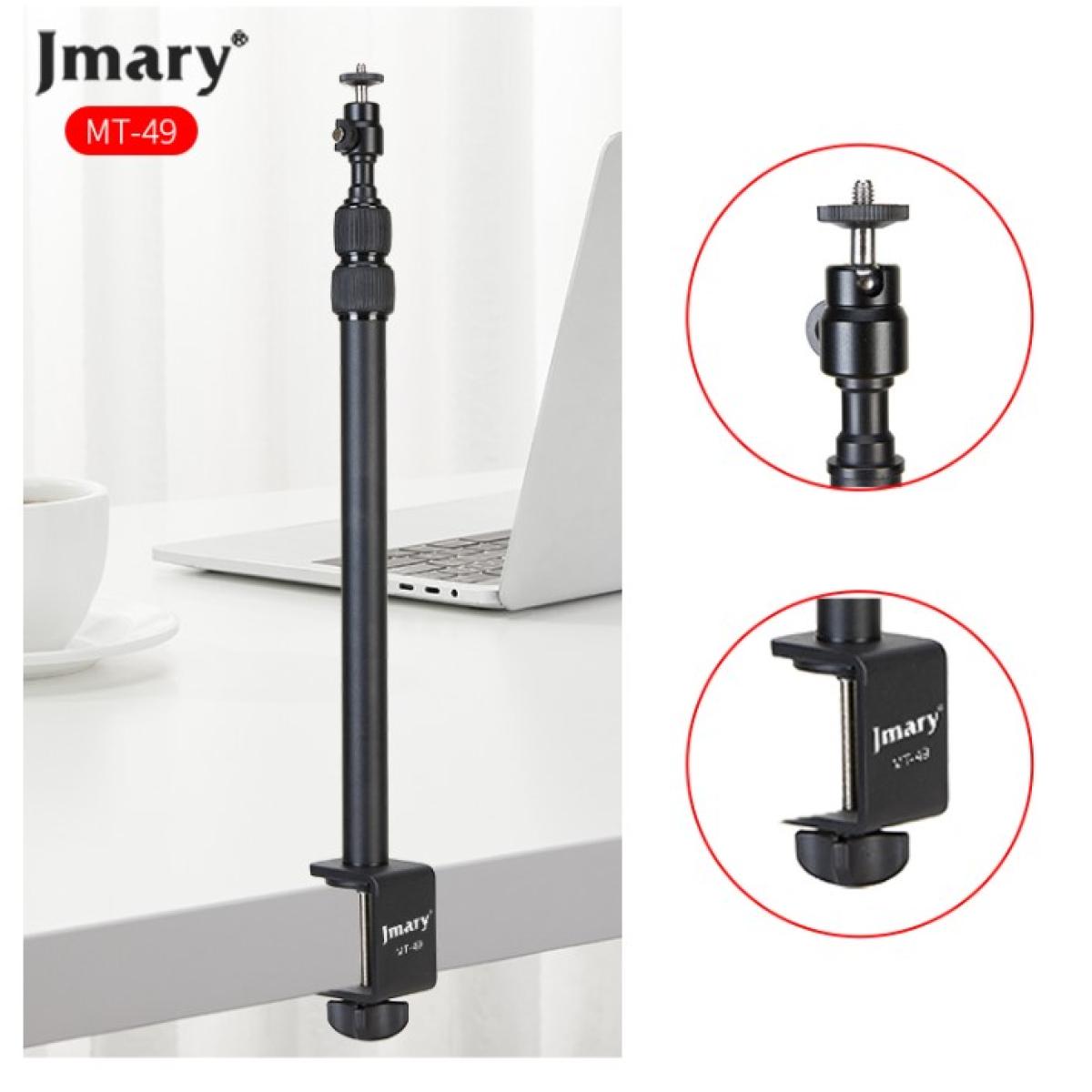 Tripé Profissional Jmary MT-43 | Altura até 1.50m – Para Ring Light e Smartphones, Construção em Alumínio