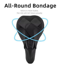 Capa de Assento de Bicicleta Rockbros LF047-B em Silicone Gel – Tamanho L – Preto